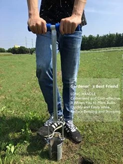 CHUMAA Bulb Planter, Weeder, Sod Plugger, Flower Planting, Soil Sampler – 5-in-1 Lawn Tool And Garden Tool – Enhanced… -Garden Supply Store 51zd616NifL