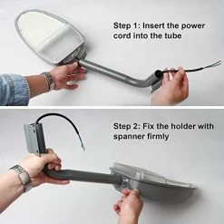 OTTFF 24W LED Street Garage Area Lighting 2500LM 144 LEDs 6500K Dusk To Dawn Sensor Waterproof IP65 Security Floodlight… -Garden Supply Store 51zfyN4VmmL