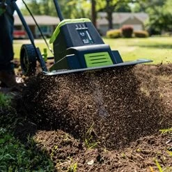 Earthwise TC70125 12.5-Amp 16-Inch Corded Tiller/Cultivator, Green -Garden Supply Store 61 cIH6QtyL