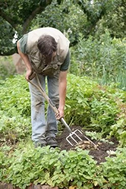 Bosmere Spear And Jackson R720 Traditional Mirror Finish Stainless Steel Head Border Fork -Garden Supply Store 6101yN850AL