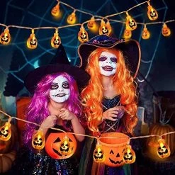 Quntis 11.5ft 20leds Halloween Pumpkin Lights, Battery Operated Jack-O-Lantern With 8 Modes &Memory Function, Waterproof… 13 Quntis 11.5ft 20leds Halloween Pumpkin Lights, Battery Operated Jack-O-Lantern With 8 Modes &Memory Function, Waterproof… -Garden Supply Store 611P2B7xmiRL