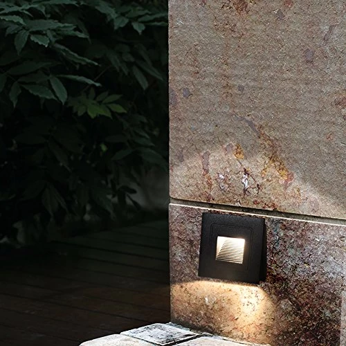 INHDBOX Waterproof Corner/Deck/Recessed Step Lights,3W 85-220V 3200K LED Stairs Step Night Light Indoor/Outdoor Wall… 5 INHDBOX Waterproof Corner/Deck/Recessed Step Lights,3W 85-220V 3200K LED Stairs Step Night Light Indoor/Outdoor Wall… - Image 5