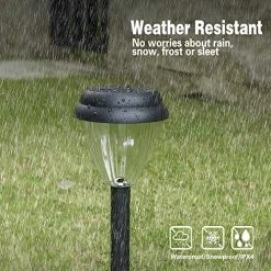 Solar Pathway Lights 6 Pack, Auto On/Off, 5 Lumen, 4600K To 5600K, 15.5 Inch Waterproof Landscape Path Light Lawn Stakes… -Garden Supply Store 614o LMyu3L