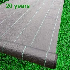 Woven Landscape Fabric 108 GSM 4×50 – Woven Weed Barrier Landscape Fabric – Weed Block – Garden Fabric Roll – Commercial… -Garden Supply Store 6164sJnR60L