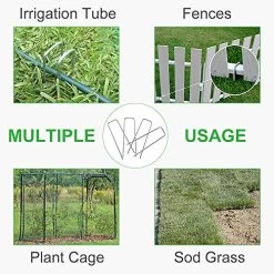 GROWNEER 100 Packs 6 Inch Heavy Duty 11 Gauge Galvanized Steel Garden Stakes Staples Securing Pegs For Securing Weed… 12 GROWNEER 100 Packs 6 Inch Heavy Duty 11 Gauge Galvanized Steel Garden Stakes Staples Securing Pegs For Securing Weed… -Garden Supply Store 6169YmBnrHL