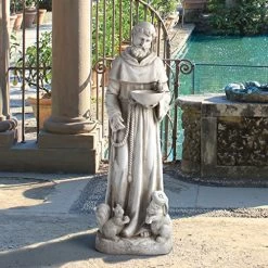 Design Toscano Nature’s Nurturer, St. Francis Religious Garden Decor Statue Bird Feeder, Medium 71 Cm, Polyresin… 11 Design Toscano Nature’s Nurturer, St. Francis Religious Garden Decor Statue Bird Feeder, Medium 71 Cm, Polyresin… -Garden Supply Store 616gHjVYFSL