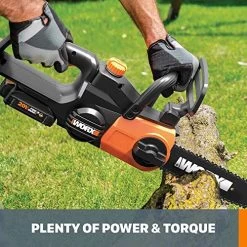 WORX Chainsaw With Auto-Tension And Auto-Oiling -Garden Supply Store 617GhKGhUFL