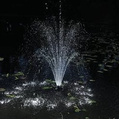Pond Boss DFTN12003L Floating Fountain With Lights, 50 Foot Power Cord, 1/4 Hp -Garden Supply Store 617H1j KxrL