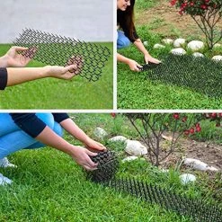 Cat Scat Spike (10 Strips) – Gentle Pet Deterrent For Cats, Dogs And More – Non-Toxic Humane And Effective Repellent… -Garden Supply Store 618iAMPf0IL