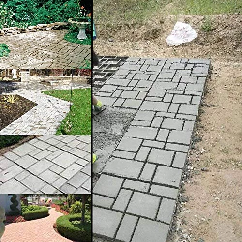 17.5″x15.5″x1.5″ CJGQ Walk Path Maker Reused Concrete Molds Paving DIY Path Garden Yard Patio Mold (10-Grid) 7 17.5″x15.5″x1.5″ CJGQ Walk Path Maker Reused Concrete Molds Paving DIY Path Garden Yard Patio Mold (10-Grid) - Image 7