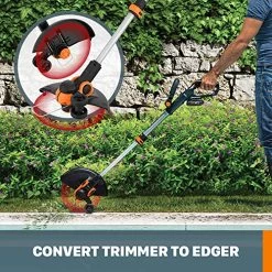 WORX WG163.8 GT 3.0 20V PowerShare 12″ Cordless String Trimmer & Edger, 12in, 1 Battery And Quick Charger Included -Garden Supply Store 618lwzbfELL