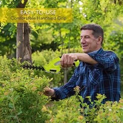 Serene Life SereneLife PSLTLL1812 Cordless Handheld Shears-Electrical Hand Held Hedge Trimmer Weed Or Grass Clippers… -Garden Supply Store 619mfTlP62L