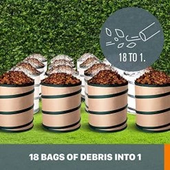 WORX WG509 TRIVAC 12 Amp 3-in-One Blower/Mulcher/Vacuum With Metal Impeller, And Collection Bag – -Garden Supply Store 61BTMMJ8rZL