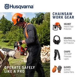 Husqvarna 967108411 130 16 In. 38cc 2-Cycle Gas Chainsaw Orange/Gray -Garden Supply Store 61C3SUsodTL