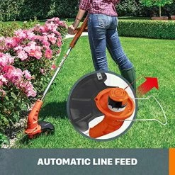 WORX WG154 20-volt Li-Ion Cordless Grass Trimmer/Edger Fixed Shaft, 10″ 10 WORX WG154 20-volt Li-Ion Cordless Grass Trimmer/Edger Fixed Shaft, 10″ -Garden Supply Store 61FEiiRInZL