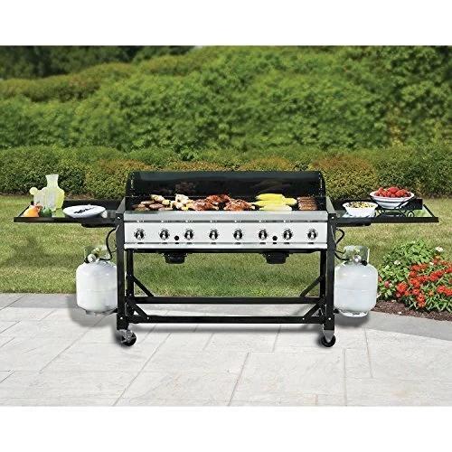 Bakers & Chefs Liquid Propane Gas BBQ Grill – Heavy Duty Porcelain Coated Cast Iron 116,000 BTU 1,000 Inch Large Cooking… 1 Bakers & Chefs Liquid Propane Gas BBQ Grill – Heavy Duty Porcelain Coated Cast Iron 116,000 BTU 1,000 Inch Large Cooking…