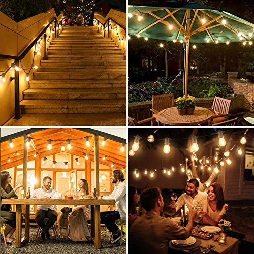 IMartine Outdoor Led String Lights RGB Patio Lights 48FT Waterproof Color Changing Dimmable Backyard Light 15+2… 5 IMartine Outdoor Led String Lights RGB Patio Lights 48FT Waterproof Color Changing Dimmable Backyard Light 15+2… - Image 5