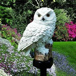 Galapara Owls Shape Garden Stakes Solar Lights, Solar Powered LED Lamp Outdoor, Decorative Waterproof Garden Stake…