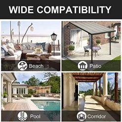 Patio Curtain Vintage Nature Bamboo Leaf And Cute Birds On Branches Floral Animal Print Anti-Uv Windproof Curtains For… -Garden Supply Store 61J4FnfN96L