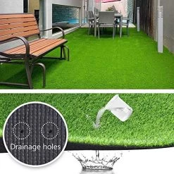 Realistic Artificial Grass Mat,Synthetic Grass Turf,Indoor Outdoor Garden Artificial Grass Turf Lawn Landscape For Pets… -Garden Supply Store 61K36IbjwcL