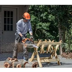 Husqvarna 967108411 130 16 In. 38cc 2-Cycle Gas Chainsaw Orange/Gray -Garden Supply Store 61LBHn4 E6L