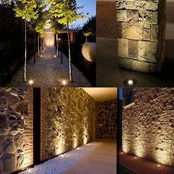 ZUCKEO Low Voltage Landscape Lights LED Well Lights 3W 12V-24V In Ground Lights IP67 Waterproof Low Voltage Landscape… -Garden Supply Store 61LDs4HM9jL