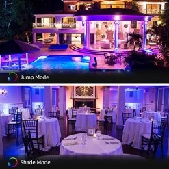 LE RGB Flood Lights 2-Pack, Color Changing LED Flood Lights With Remote Control, Waterproof And Dimmable Outdoor Lights… -Garden Supply Store 61OYe4kgk L