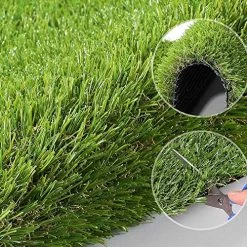 Artificial Grass Turf Patch,Synthetic Lawn Mat With Drainage Holes & Rubber Backing,Fake Grass Turf For Indoor Outdoor… -Garden Supply Store 61Oo2BnX6TML