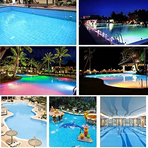 CNBRIGHTER LED Underwater Swimming Pool Lights, 54W RGB Color Changing, 12V AC, 20ft / 6m Cord Wall Surface Mounted IP68… 5 CNBRIGHTER LED Underwater Swimming Pool Lights, 54W RGB Color Changing, 12V AC, 20ft / 6m Cord Wall Surface Mounted IP68… - Image 5