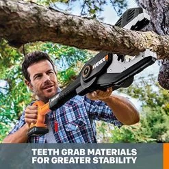 WORX WG320 Max Lithium Cordless Jawsaw Chain Saw, 20-Volt, Battery And Charger Included -Garden Supply Store 61QDPjs2BPPL