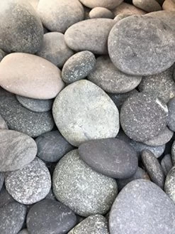Landscape Garden Pebbles – Gray Stones 1-3″ (Mixed Sizes) (22)