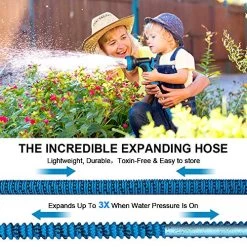 Monyar Garden Hose Expandable Water Hose,Extra Strenght/No-Kink Lightweight/Durable/Flexible/9 Function Spray Hose… -Garden Supply Store 61U9GJxx FL