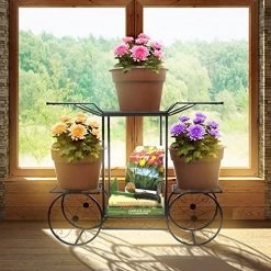 Sorbus Garden Cart Stand & Flower Pot Plant Holder Display Rack 6 Tiers Parisian Style – Perfect For Home Garden Patio… 10 Sorbus Garden Cart Stand & Flower Pot Plant Holder Display Rack 6 Tiers Parisian Style – Perfect For Home Garden Patio… -Garden Supply Store 61VF1BJFXnL