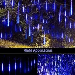 Winkeyes LED Meteor Shower Lights 30cm 8 Tubes 192 LED String Lights Waterproof Double-Sided SMD Lamp Beads Curtain… 13 Winkeyes LED Meteor Shower Lights 30cm 8 Tubes 192 LED String Lights Waterproof Double-Sided SMD Lamp Beads Curtain… -Garden Supply Store 61WHkefa CL