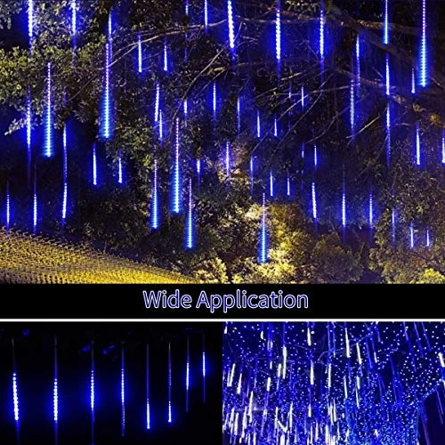 Winkeyes LED Meteor Shower Lights 30cm 8 Tubes 192 LED String Lights Waterproof Double-Sided SMD Lamp Beads Curtain… 7 Winkeyes LED Meteor Shower Lights 30cm 8 Tubes 192 LED String Lights Waterproof Double-Sided SMD Lamp Beads Curtain… - Image 7