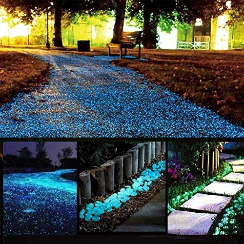 Glow Stones, Glowing In The Dark Pebbles 150pcs For Walkways, Window, Yard Grass, Driveway, Outdoor Decor DIY Decorative… 3 Glow Stones, Glowing In The Dark Pebbles 150pcs For Walkways, Window, Yard Grass, Driveway, Outdoor Decor DIY Decorative… - Image 3
