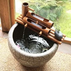 Bamboo Water Fountain Decorative Statue,Home Decor Ornaments,Bamboo Water Feature,Stone Trough Filter Crafts,Office… 8 Bamboo Water Fountain Decorative Statue,Home Decor Ornaments,Bamboo Water Feature,Stone Trough Filter Crafts,Office… -Garden Supply Store 61YsNjWqHJL
