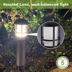 VOLISUN 8-Pack Outdoor LED Landscape Lighting,3W 12V Low Voltage Pathway Lights,Outdoor Waterproof Garden Lights… -Garden Supply Store 61ZQRMdGXCL
