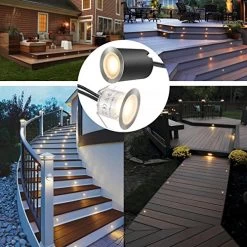 Recessed LED Deck Light Kits With Protecting Shell φ32mm,SMY In Ground Outdoor LED Landscape Lighting IP67 Waterproof… 10 Recessed LED Deck Light Kits With Protecting Shell φ32mm,SMY In Ground Outdoor LED Landscape Lighting IP67 Waterproof… -Garden Supply Store 61Zv94m44AL
