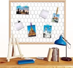 Chicken Wire Mesh, 13.7 X 196.8 Inch Poultry Wire Netting Hexagonal Galvanized Mesh With Gloves, Wire Cutters, Fence Nails, Cable Ties For Craft Projects, Pet Rabbit Chicken Wire Fencing -Garden Supply Store 61aRhxtnm7L