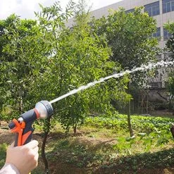 Spray Away High Performance Garden Hose Sprayer Nozzle Thats High Pressure Watering & Heavy Duty Landscaping Tool, 8 Adjustable Patterns, Light Weight And Easy To Hold! -Garden Supply Store 61bjo4etSdL