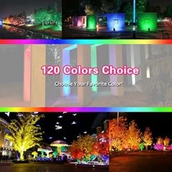 LED Flood Light Outdoor 800W Equivalent 8000LM, Smart RGB Floodlight With APP Control, Color Changing – Warm White 2700K… -Garden Supply Store 61d5dcHespL