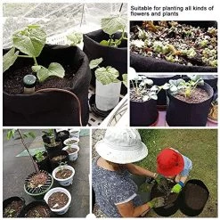 5Pcs 7 Gallon Plant Growing Bags, Flower Vegetable Aeration Planting Pot Container Indoor Outdoor Balcony Gardening… -Garden Supply Store 61dfIigrXxL