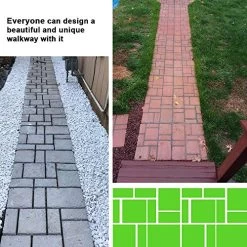 17.5″x15.5″x1.5″ CJGQ Walk Path Maker Reused Concrete Molds Paving DIY Path Garden Yard Patio Mold (10-Grid) 11 17.5″x15.5″x1.5″ CJGQ Walk Path Maker Reused Concrete Molds Paving DIY Path Garden Yard Patio Mold (10-Grid) -Garden Supply Store 61evFuAwBRL
