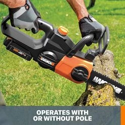 WORX WG323 20V Cordless Pole Chain Saw -Garden Supply Store 61fL e6ZSbL