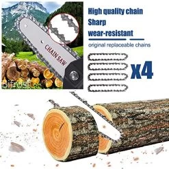 Mini Chainsaw Cordless Battery Powered Chainsaw With 2pcs Battery And 4pcs Chain 4 Inch Handheld Portable Lightweight… -Garden Supply Store 61fWl6UL5RL