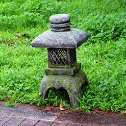 Outdoor Chinese Retro Statue,Garden Stone Lamp Sculpture,Creative Home Decor Ornaments Crafts,for Garden Patio Deck… -Garden Supply Store 61gAqo9n0fL