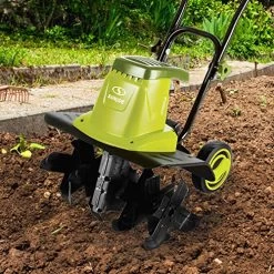 Sun Joe TJ603E 16-Inch 12-Amp Electric Garden Tiller/Cultivator, 3-Position Wheel Adjustment, 6-Steel Angled Tines… 12 Sun Joe TJ603E 16-Inch 12-Amp Electric Garden Tiller/Cultivator, 3-Position Wheel Adjustment, 6-Steel Angled Tines… -Garden Supply Store 61h3tgW gfL
