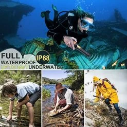 Pinpointer Metal Detector 360-degree Searching IP68 Water-Resistant (Orange) -Garden Supply Store 61hC2BCwQohL