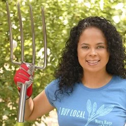 Radius Garden 203 PRO Ergonomic Stainless Steel Digging Fork -Garden Supply Store 61i bs9LQCL